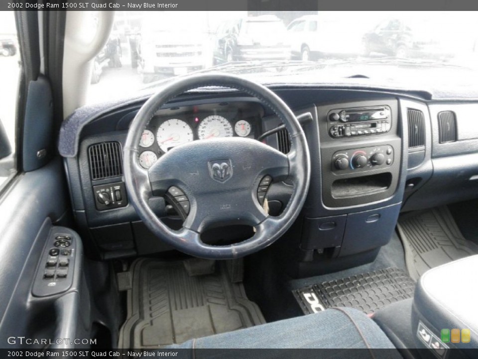 Navy Blue Interior Dashboard for the 2002 Dodge Ram 1500 SLT Quad Cab #52094882