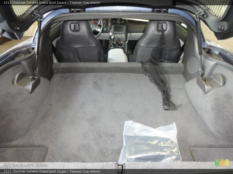 Titanium Gray Interior Trunk for the 2011 Chevrolet Corvette Grand Sport Coupe #52095704