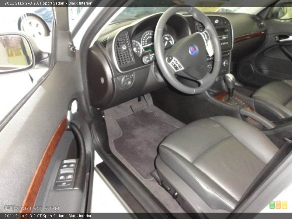 Black Interior Photo for the 2011 Saab 9-3 2.0T Sport Sedan #52097222