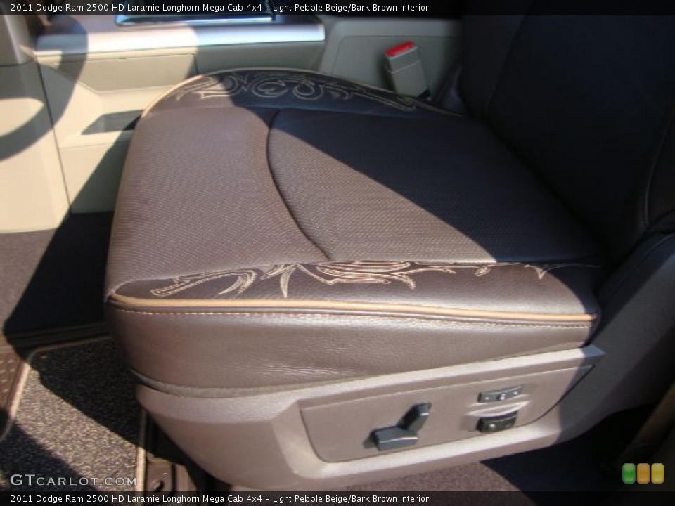 Light Pebble Beige/Bark Brown Interior Photo for the 2011 Dodge Ram 2500 HD Laramie Longhorn Mega Cab 4x4 #52098545