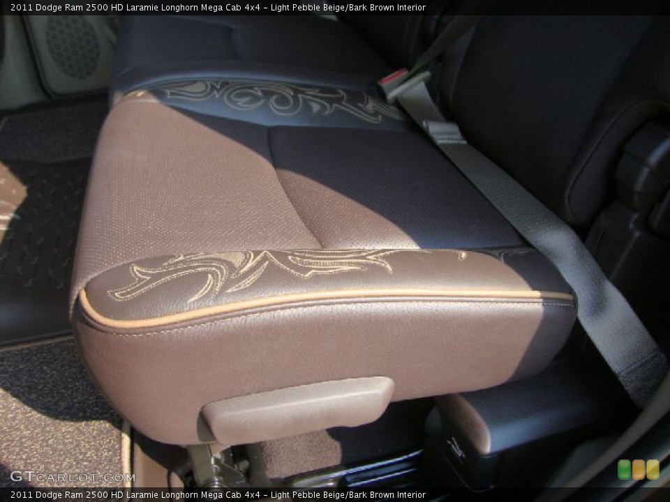 Light Pebble Beige/Bark Brown Interior Photo for the 2011 Dodge Ram 2500 HD Laramie Longhorn Mega Cab 4x4 #52098575