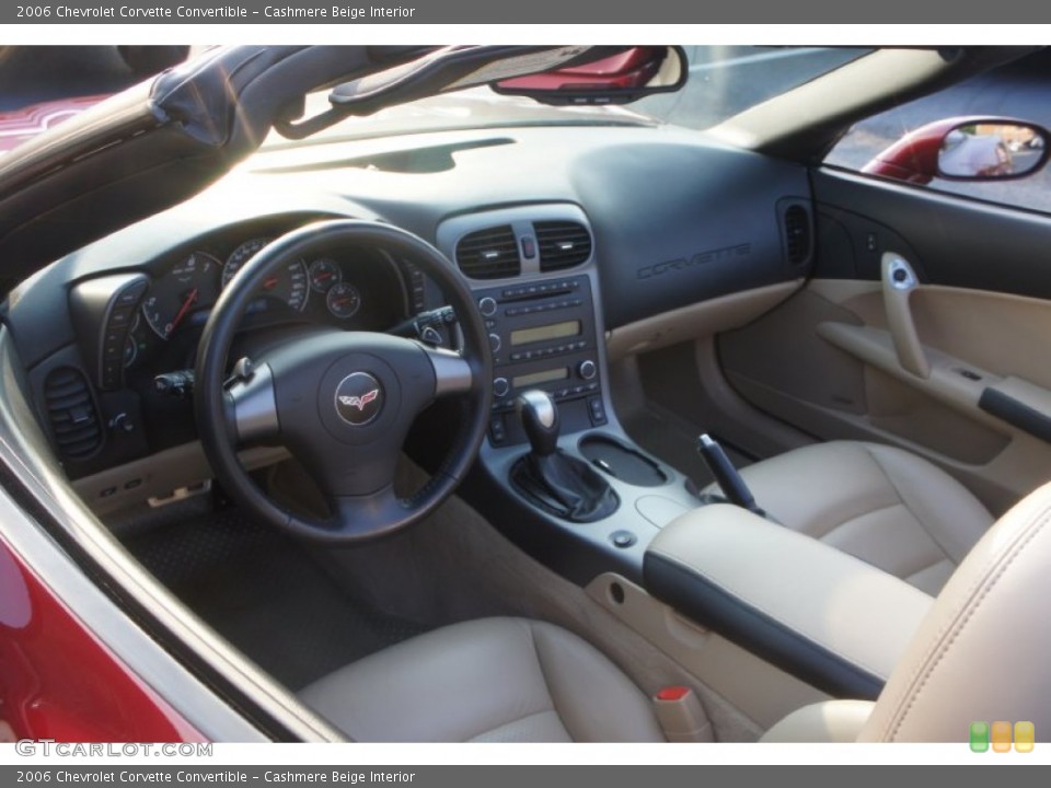 Cashmere Beige Interior Photo for the 2006 Chevrolet Corvette Convertible #52100027