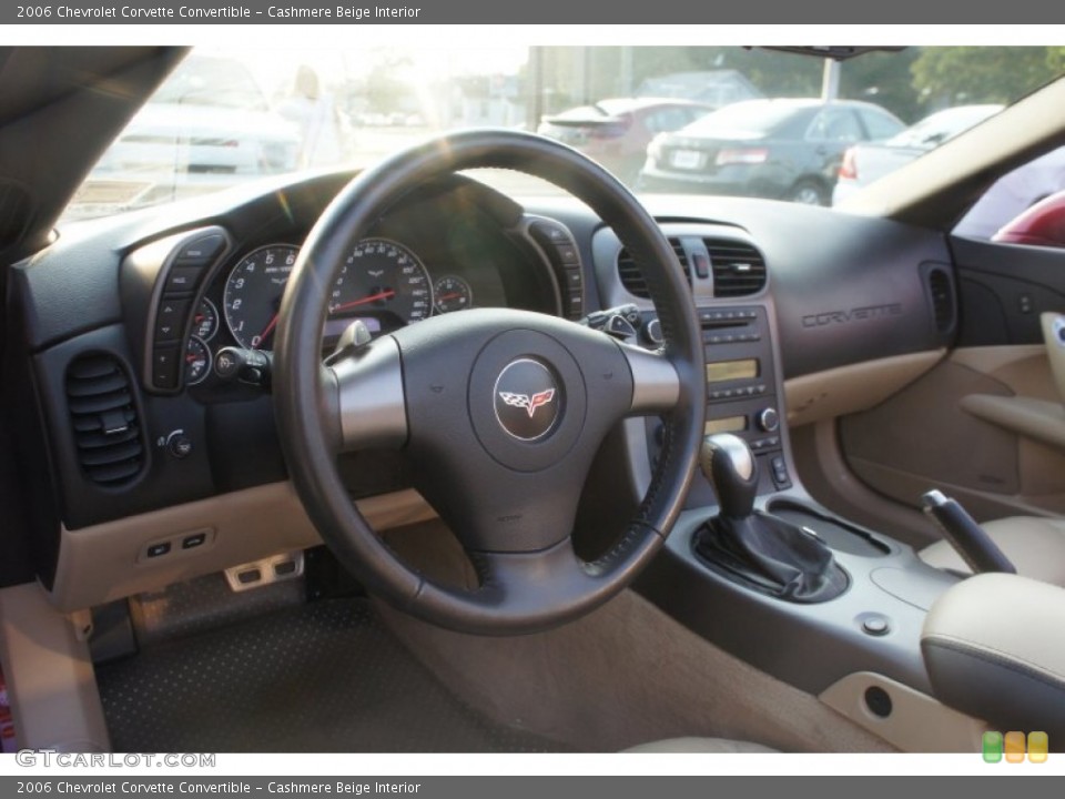 Cashmere Beige Interior Dashboard for the 2006 Chevrolet Corvette Convertible #52100060