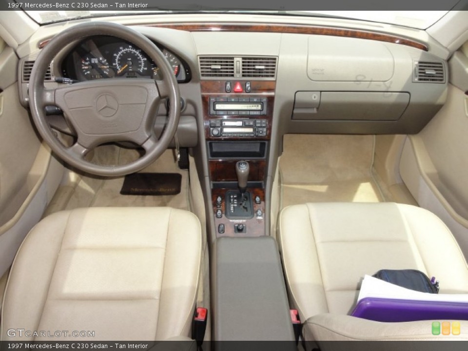 Tan Interior Dashboard for the 1997 Mercedes-Benz C 230 Sedan #52101431