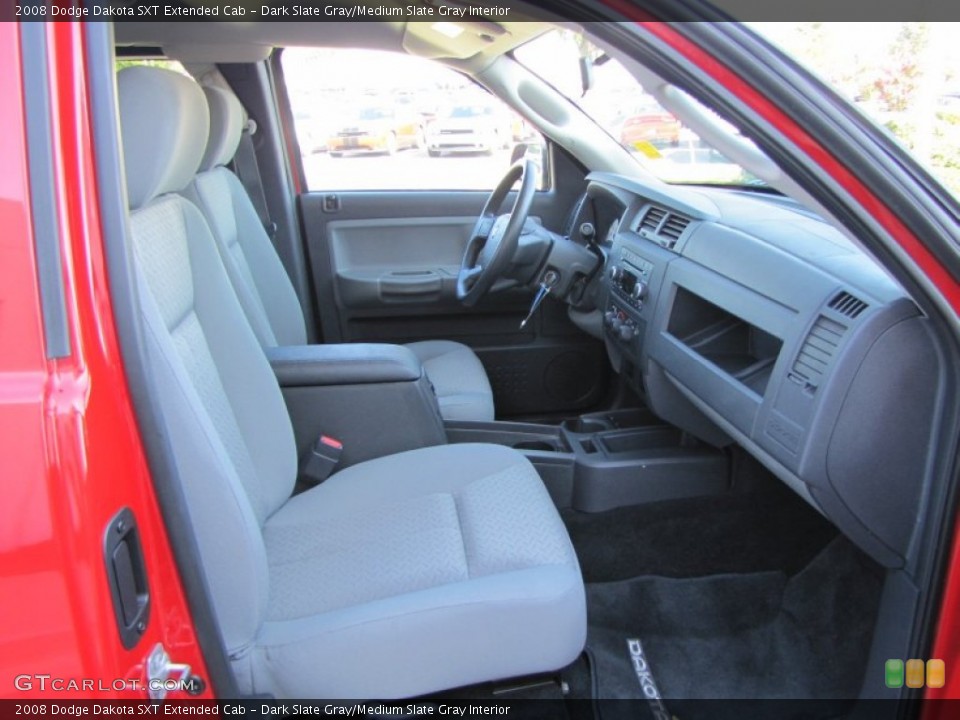 Dark Slate Gray/Medium Slate Gray Interior Photo for the 2008 Dodge Dakota SXT Extended Cab #52102790