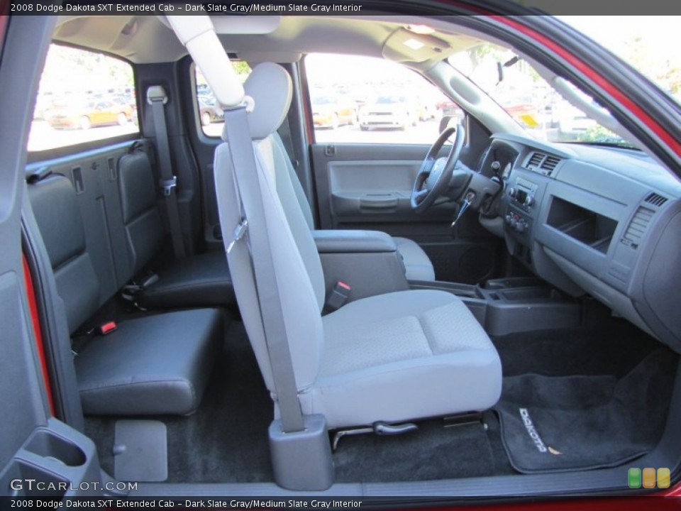 Dark Slate Gray/Medium Slate Gray Interior Photo for the 2008 Dodge Dakota SXT Extended Cab #52102805