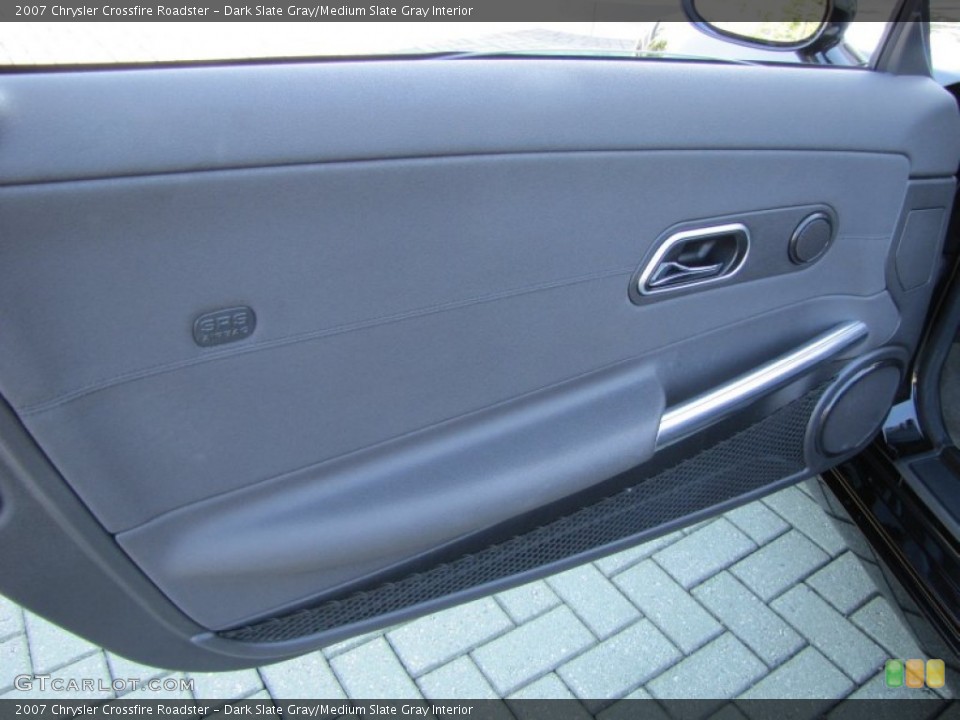 Dark Slate Gray/Medium Slate Gray Interior Door Panel for the 2007 Chrysler Crossfire Roadster #52103164