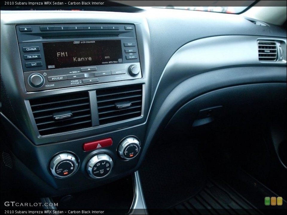 Carbon Black Interior Dashboard for the 2010 Subaru Impreza WRX Sedan #52105010
