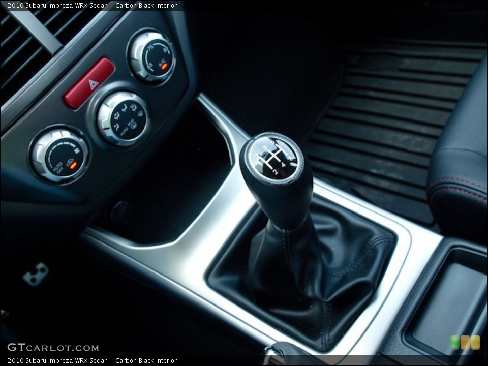 Carbon Black Interior Transmission for the 2010 Subaru Impreza WRX Sedan #52105022