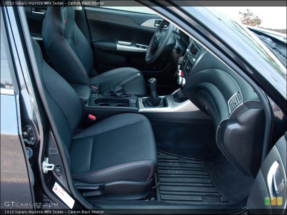 Carbon Black Interior Photo for the 2010 Subaru Impreza WRX Sedan #52105091