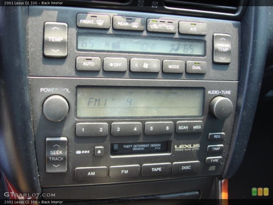 Black Interior Controls for the 2001 Lexus GS 300 #52107986