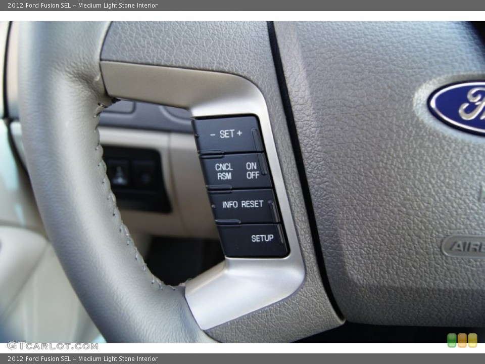 Medium Light Stone Interior Controls for the 2012 Ford Fusion SEL #52108013