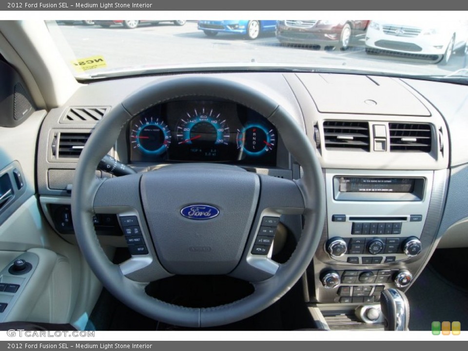 Medium Light Stone Interior Dashboard for the 2012 Ford Fusion SEL #52108031