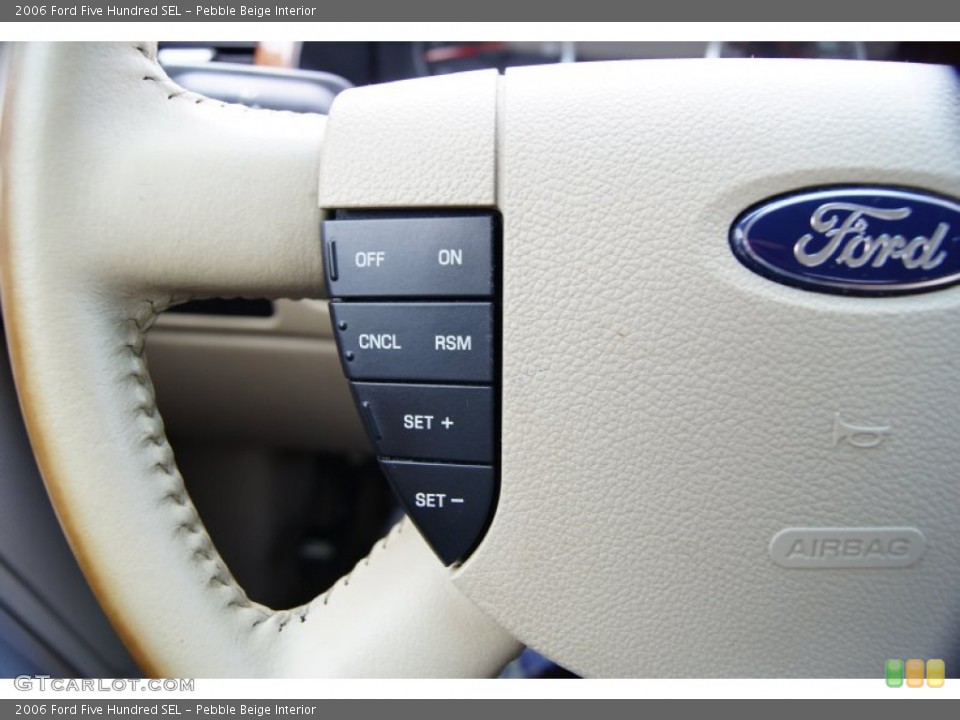 Pebble Beige Interior Controls for the 2006 Ford Five Hundred SEL #52108373