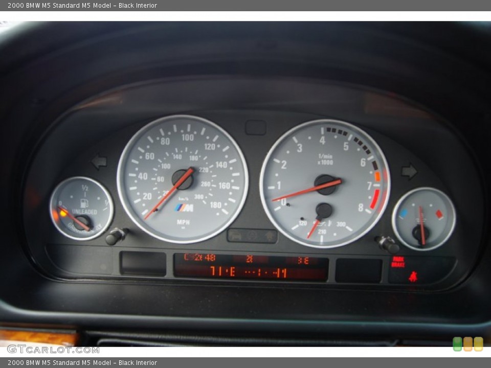 Black Interior Gauges for the 2000 BMW M5  #52109381