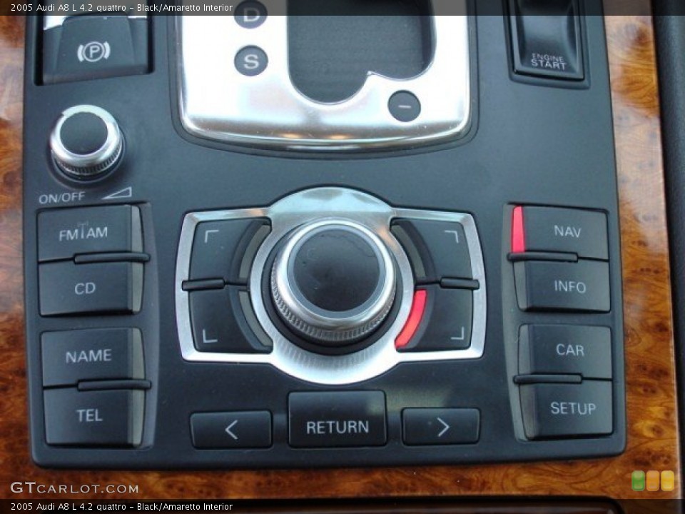 Black/Amaretto Interior Controls for the 2005 Audi A8 L 4.2 quattro #52109396