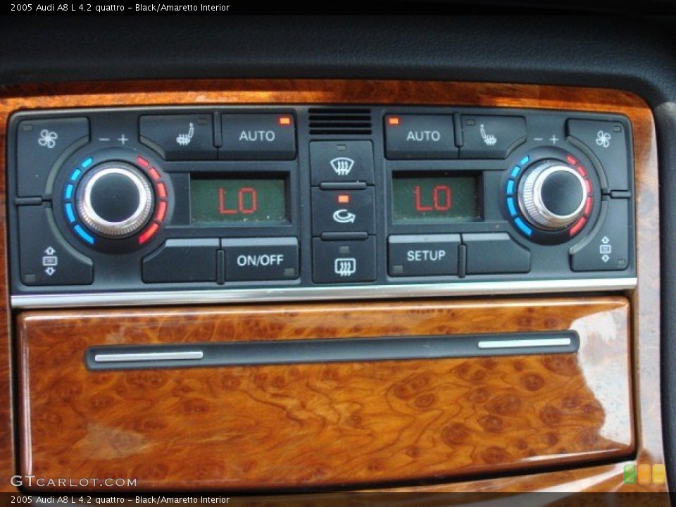 Black/Amaretto Interior Controls for the 2005 Audi A8 L 4.2 quattro #52109407