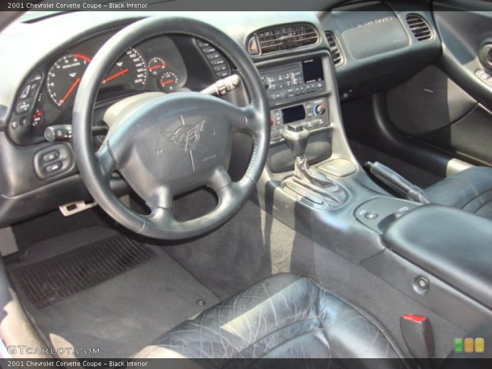 Black Interior Photo for the 2001 Chevrolet Corvette Coupe #52110026