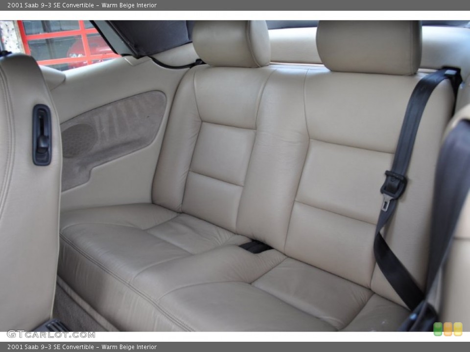 Warm Beige Interior Photo for the 2001 Saab 9-3 SE Convertible #52110626