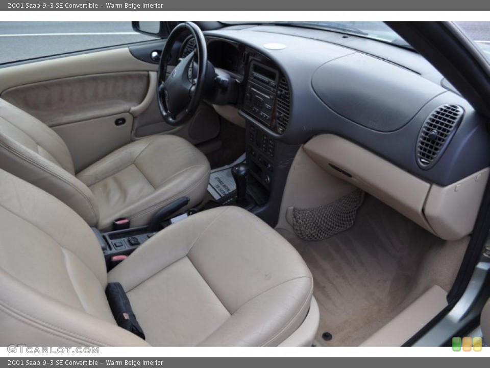 Warm Beige Interior Photo for the 2001 Saab 9-3 SE Convertible #52110632