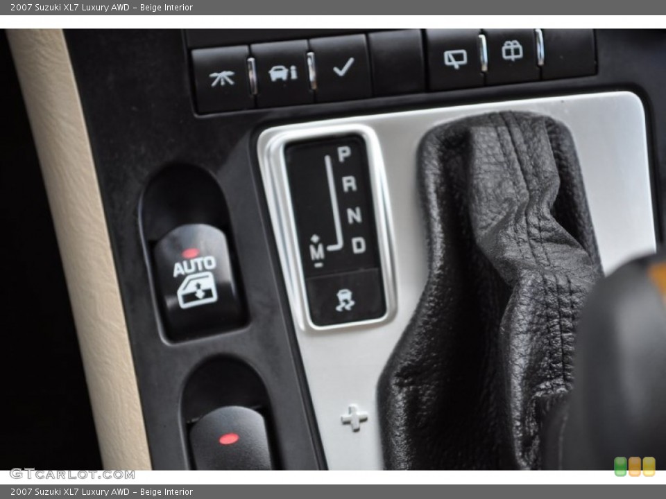 Beige Interior Controls for the 2007 Suzuki XL7 Luxury AWD #52110908
