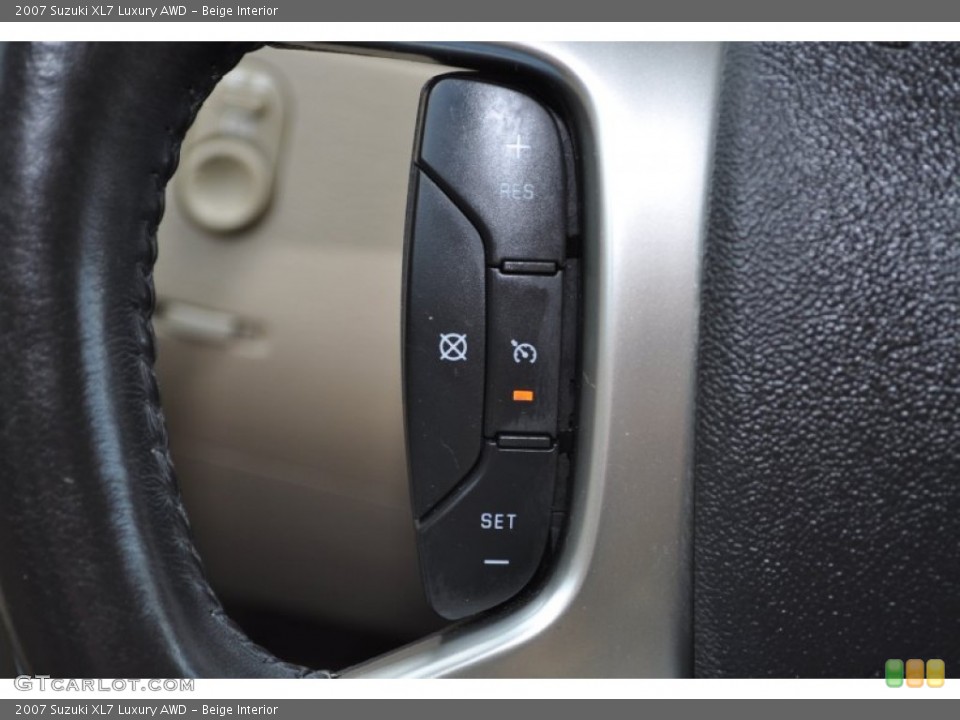 Beige Interior Controls for the 2007 Suzuki XL7 Luxury AWD #52110923