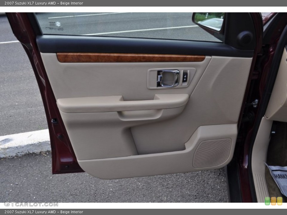 Beige Interior Door Panel for the 2007 Suzuki XL7 Luxury AWD #52110947