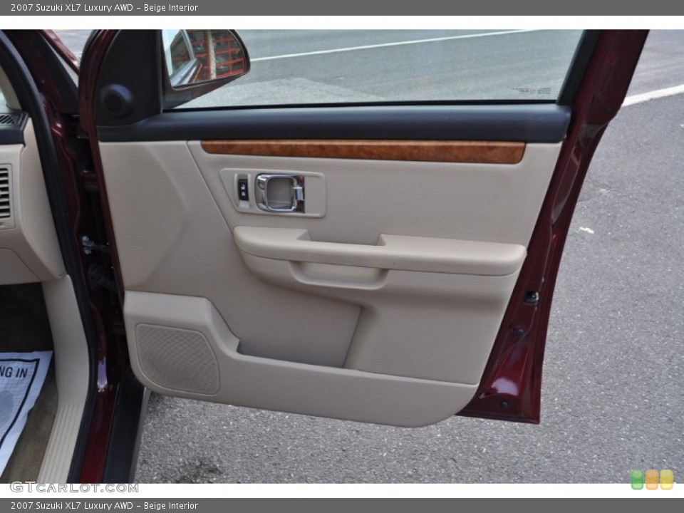Beige Interior Door Panel for the 2007 Suzuki XL7 Luxury AWD #52110953