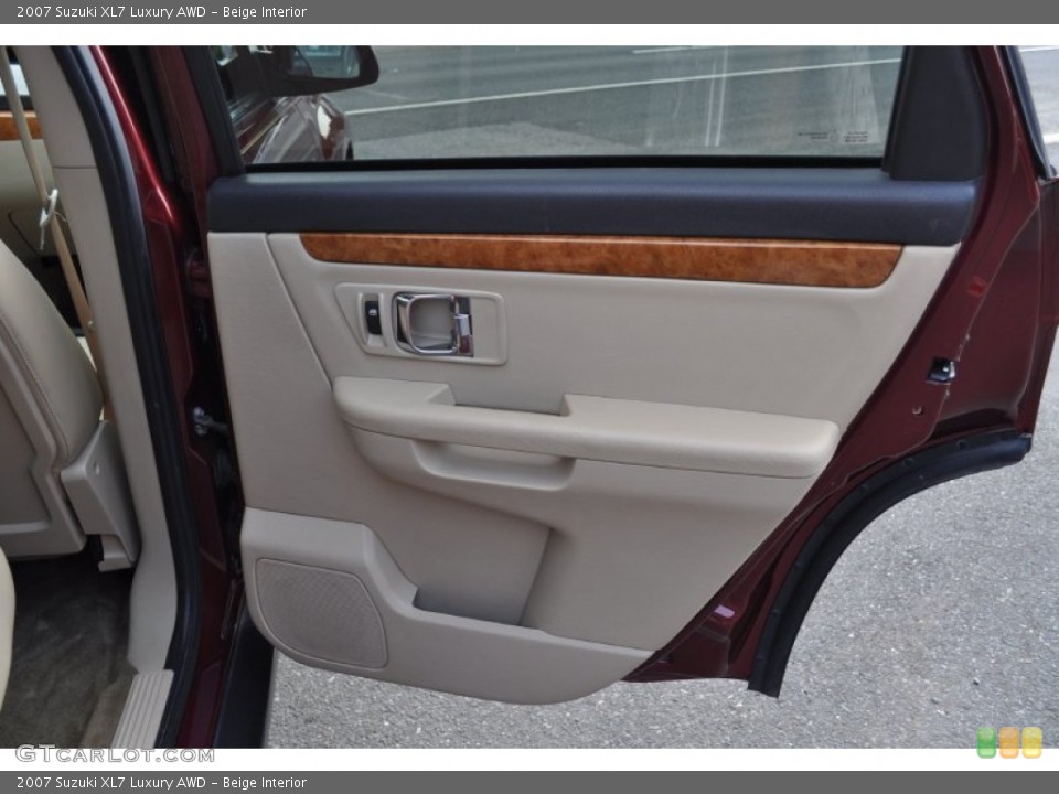 Beige Interior Door Panel for the 2007 Suzuki XL7 Luxury AWD #52110959