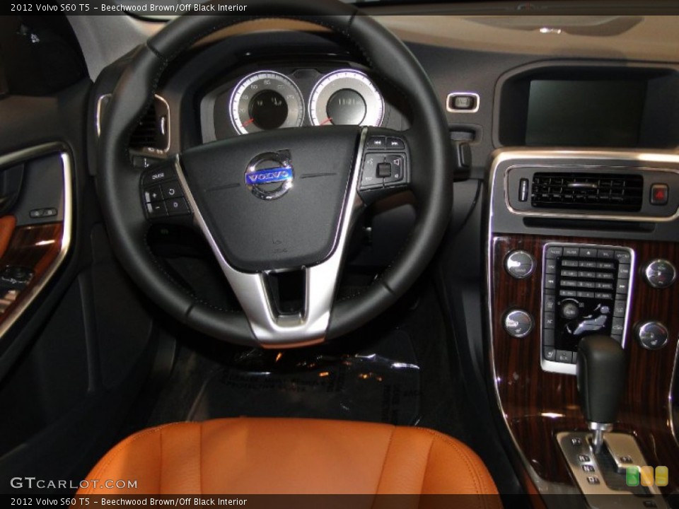 Beechwood Brown/Off Black Interior Dashboard for the 2012 Volvo S60 T5 #52114300