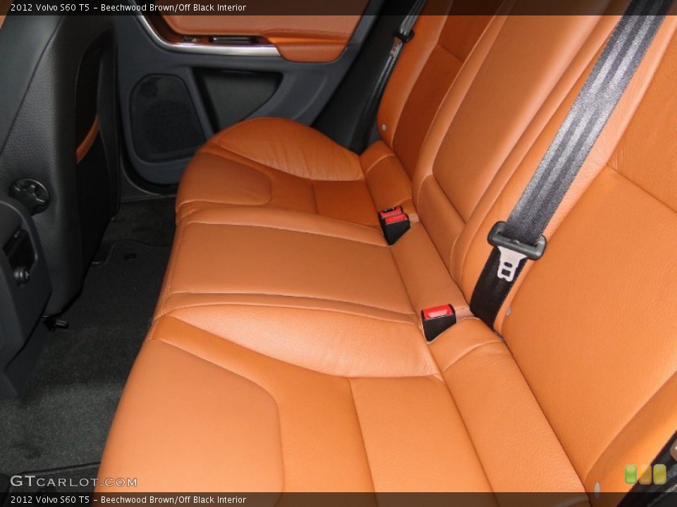 Beechwood Brown/Off Black Interior Photo for the 2012 Volvo S60 T5 #52114315
