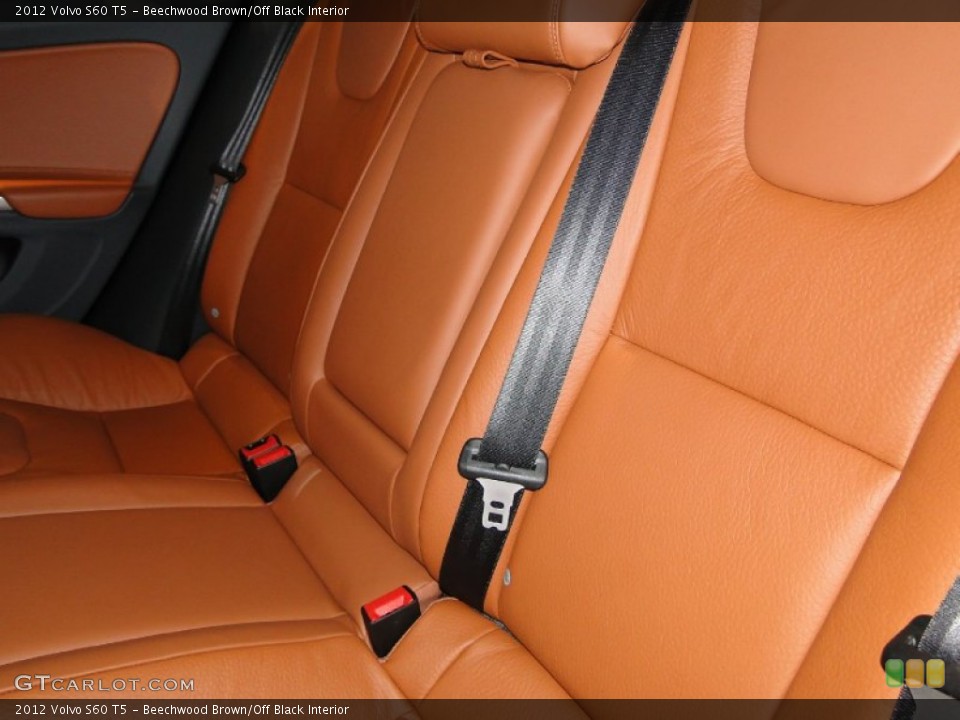 Beechwood Brown/Off Black Interior Photo for the 2012 Volvo S60 T5 #52114327