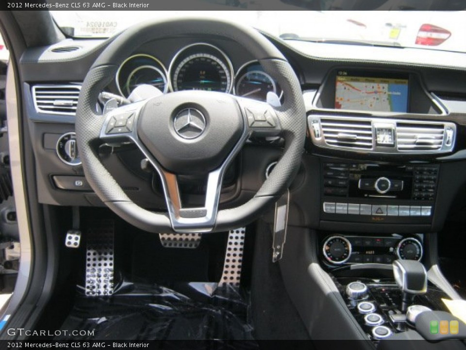 Black Interior Dashboard for the 2012 Mercedes-Benz CLS 63 AMG #52114405