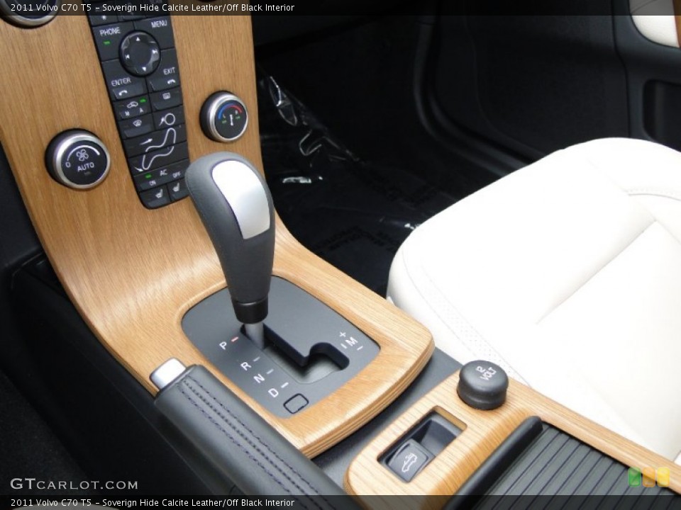 Soverign Hide Calcite Leather/Off Black Interior Transmission for the 2011 Volvo C70 T5 #52114534