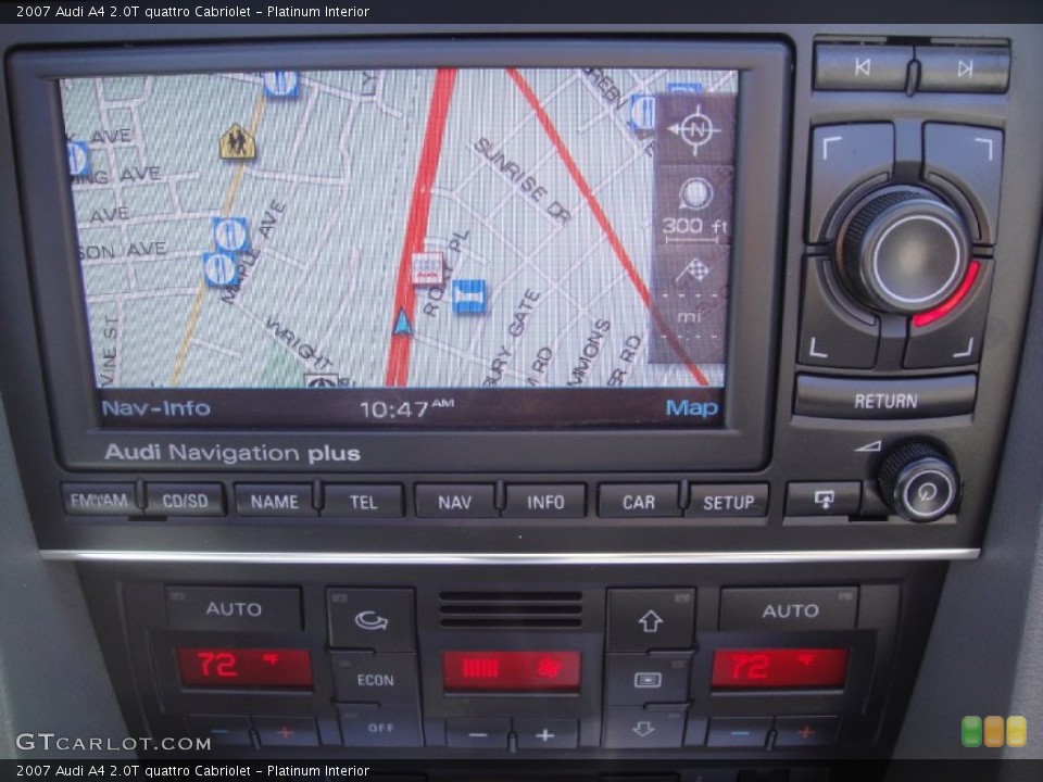 Platinum Interior Navigation for the 2007 Audi A4 2.0T quattro Cabriolet #52114870