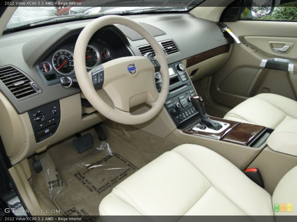 Beige Interior Prime Interior for the 2012 Volvo XC90 3.2 AWD #52115281