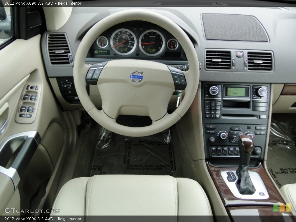 Beige Interior Dashboard for the 2012 Volvo XC90 3.2 AWD #52115347