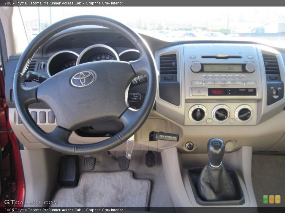 Graphite Gray Interior Dashboard for the 2006 Toyota Tacoma PreRunner Access Cab #52116652