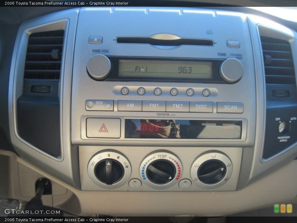 Graphite Gray Interior Controls for the 2006 Toyota Tacoma PreRunner Access Cab #52116697