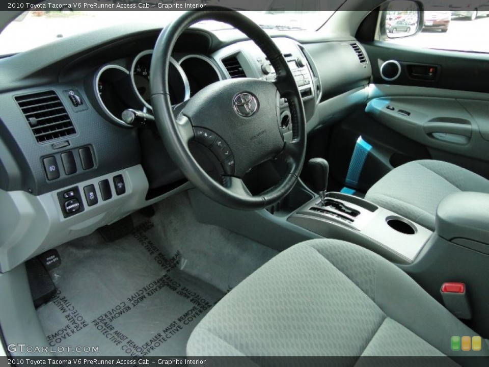 Graphite Interior Photo for the 2010 Toyota Tacoma V6 PreRunner Access Cab #52120042