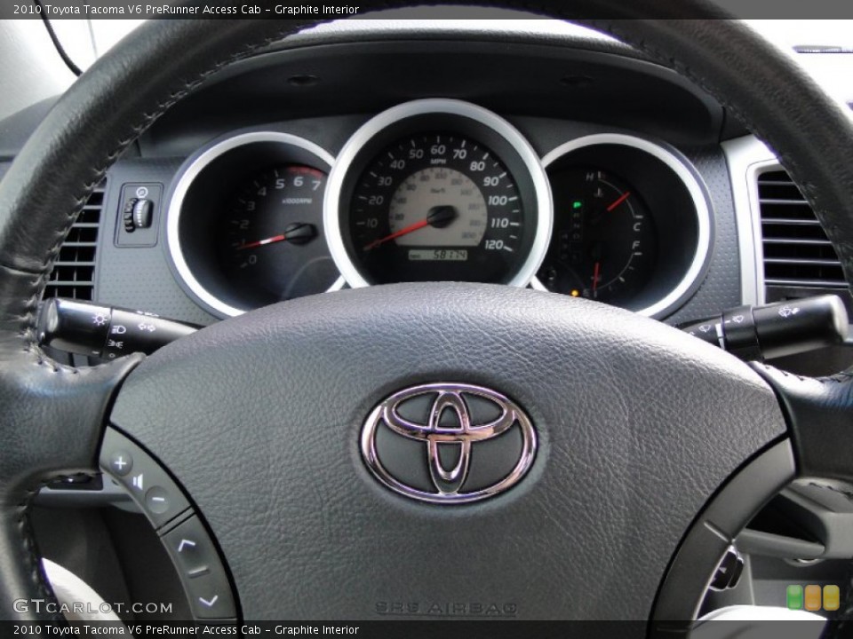 Graphite Interior Steering Wheel for the 2010 Toyota Tacoma V6 PreRunner Access Cab #52120129