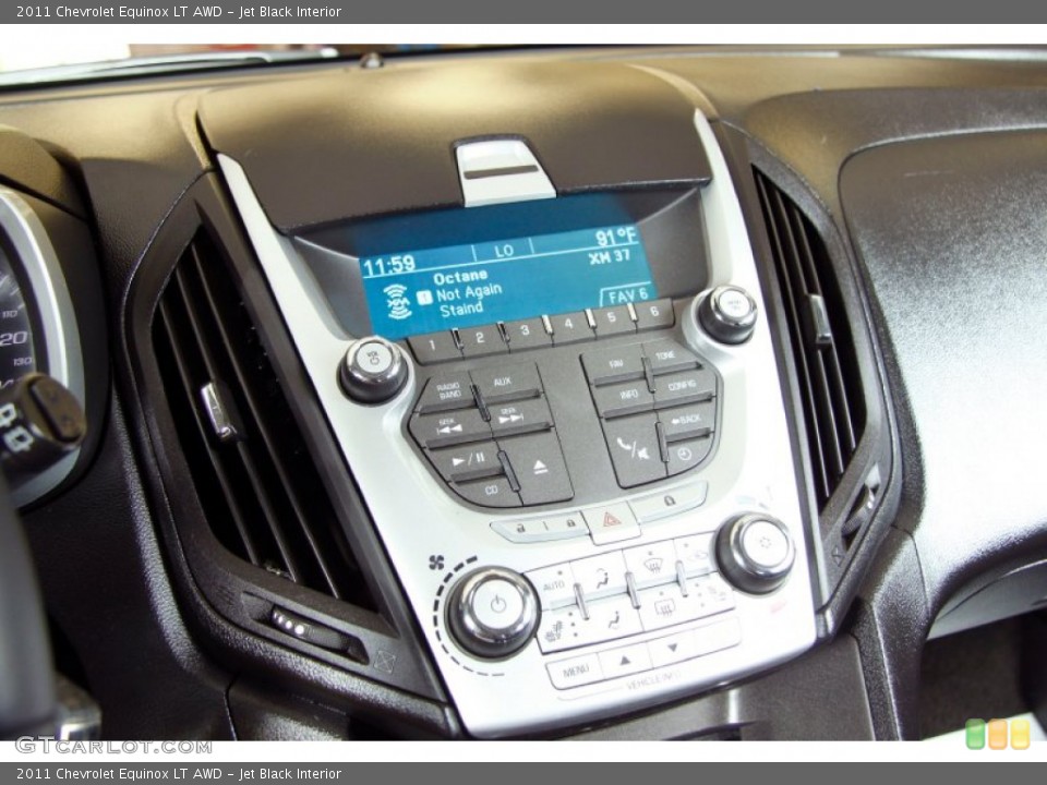 Jet Black Interior Controls for the 2011 Chevrolet Equinox LT AWD #52121716