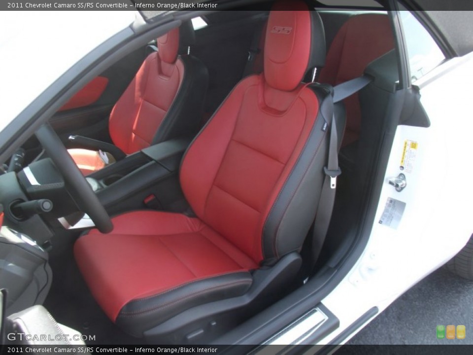 Inferno Orange/Black Interior Photo for the 2011 Chevrolet Camaro SS/RS Convertible #52121914