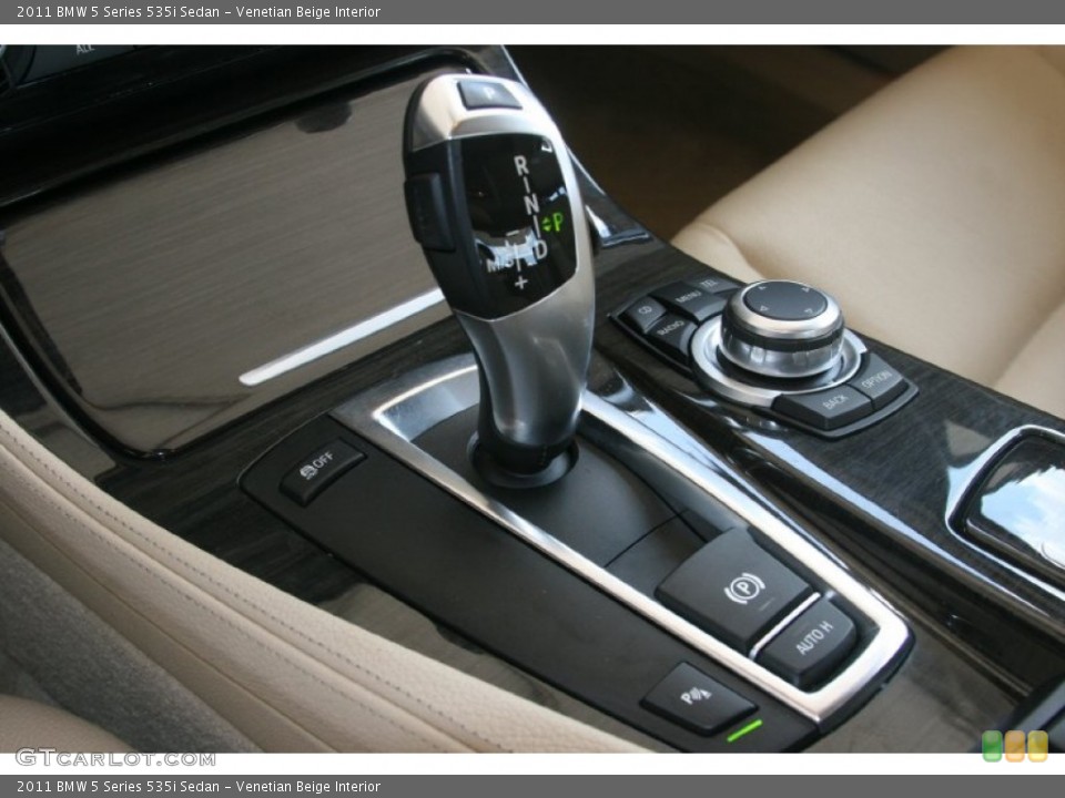 Venetian Beige Interior Transmission for the 2011 BMW 5 Series 535i Sedan #52123876