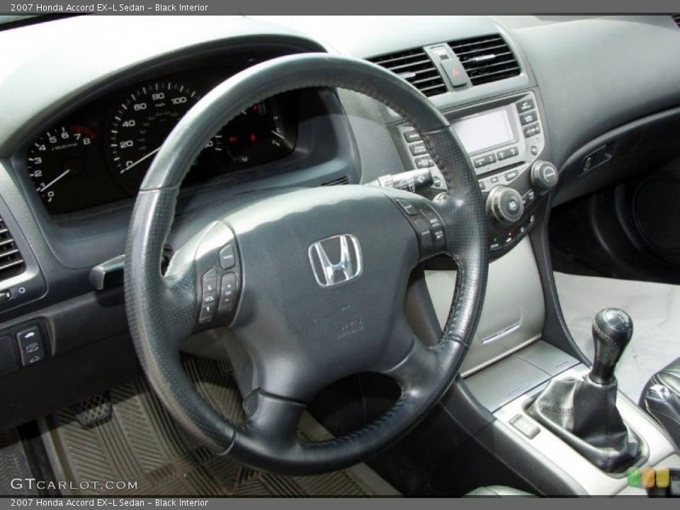 Black Interior Photo for the 2007 Honda Accord EX-L Sedan #52123885