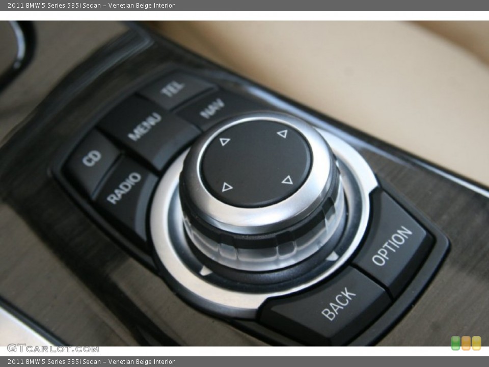 Venetian Beige Interior Controls for the 2011 BMW 5 Series 535i Sedan #52123891