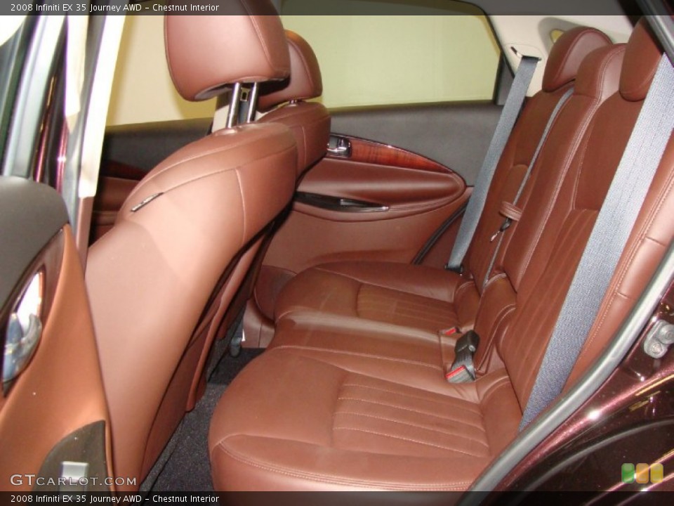 Chestnut Interior Photo for the 2008 Infiniti EX 35 Journey AWD #52123993