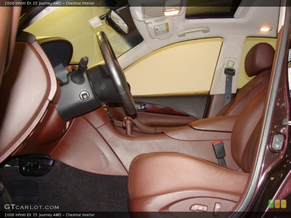 Chestnut Interior Photo for the 2008 Infiniti EX 35 Journey AWD #52124008