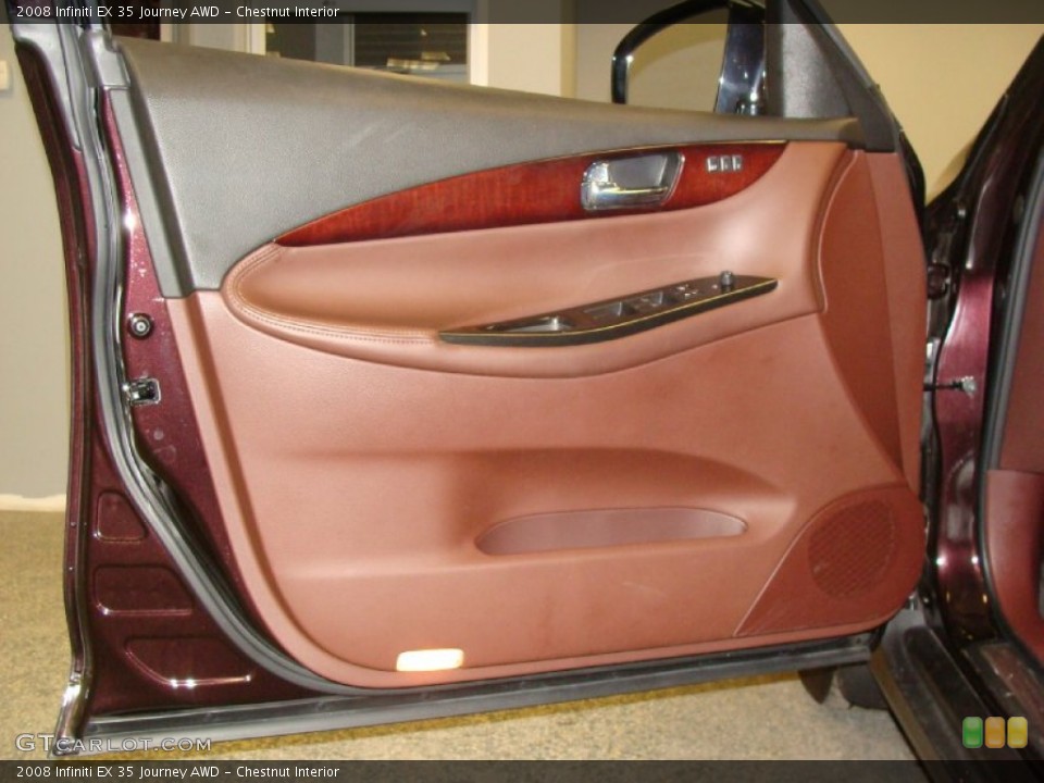 Chestnut Interior Door Panel for the 2008 Infiniti EX 35 Journey AWD #52124023