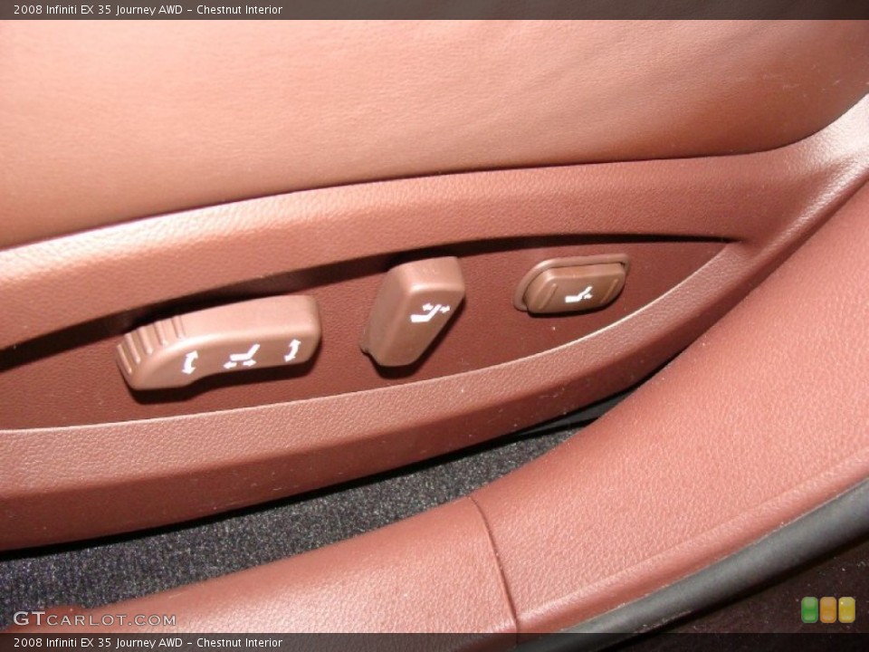Chestnut Interior Controls for the 2008 Infiniti EX 35 Journey AWD #52124056
